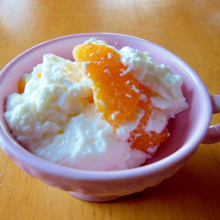 ミキサーで作る 簡単みかん缶ムース レシピ 作り方 By やおぴょん0 楽天レシピ